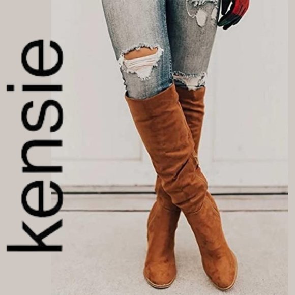 Kensie Women's Bernadette Slouch Boot - Picture 1 of 16